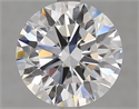 Lab Grown Diamond 3.43 Carats, Round with Excellent Cut, D Color, VVS1 Clarity and Certified by GIA