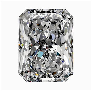 Picture of Natural Diamond 0.62 Carats, Radiant with  Cut, D Color, VVS1 Clarity and Certified by GIA