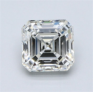 Picture of Natural Diamond 1.20 Carats, Asscher with  Cut, H Color, VVS1 Clarity and Certified by GIA