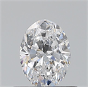 Natural Diamond 0.50 Carats, Oval with  Cut, D Color, VS1 Clarity and Certified by GIA