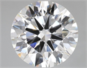 Lab Grown Diamond 6.06 Carats, Round with Ideal Cut, E Color, VVS2 Clarity and Certified by IGI