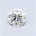 Diamante Natural 0.46 quilates, Redondo , Color I, claridad VS1 y certificado GIA