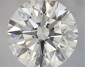 Picture of Natural Diamond 0.76 Carats, Round with Excellent Cut, I Color, VS2 Clarity and Certified by IGI