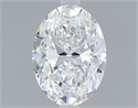 Natural Diamond 0.70 Carats, Oval with  Cut, D Color, VS1 Clarity and Certified by GIA
