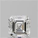Natural Diamond 1.01 Carats, Asscher with  Cut, H Color, VS1 Clarity and Certified by GIA