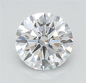 Picture of Lab Grown Diamond 1.02 Carats, Round with Ideal Cut, D Color, IF Clarity and Certified by IGI