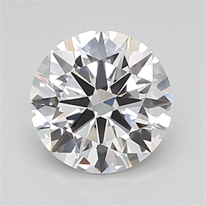 Picture of Lab Grown Diamond 1.04 Carats, Round with Ideal Cut, D Color, VVS2 Clarity and Certified by IGI
