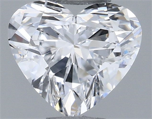 Picture of Natural Diamond 0.30 Carats, Heart with  Cut, D Color, VVS2 Clarity and Certified by GIA