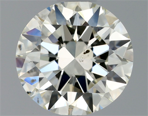 Foto Diamante Natural 0.80 quilates, Redondo , Color K, claridad SI1 y certificado GIA de