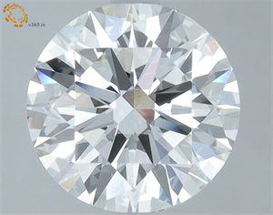 Picture of Lab Grown Diamond 2.84 Carats, Round with Ideal Cut, E Color, VS1 Clarity and Certified by IGI