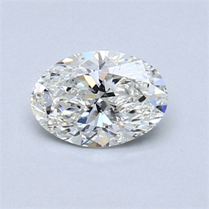 Picture of Natural Diamond 0.52 Carats, Oval with  Cut, H Color, VS2 Clarity and Certified by GIA