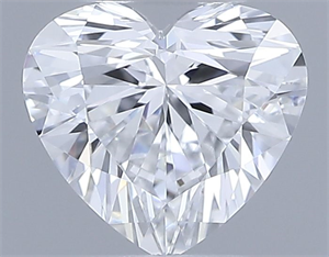 Picture of Natural Diamond 0.32 Carats, Heart with  Cut, E Color, VVS1 Clarity and Certified by GIA
