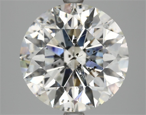 Foto Diamante Natural 5.07 quilates, Redondo , Color H, claridad SI2 y certificado HRD de