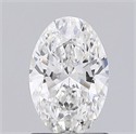 Natural Diamond 1.03 Carats, Oval with  Cut, F Color, VVS2 Clarity and Certified by GIA