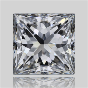 Picture of Natural Diamond 1.20 Carats, Princess with  Cut, G Color, VVS2 Clarity and Certified by GIA