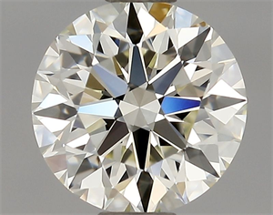 Picture of Natural Diamond 0.70 Carats, Round with Excellent Cut, L Color, VVS1 Clarity and Certified by GIA