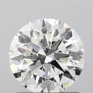 Picture of Natural Diamond 1.01 Carats, Round with Excellent Cut, F Color, I1 Clarity and Certified by GIA