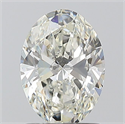 Natural Diamond 1.20 Carats, Oval with  Cut, I Color, VS1 Clarity and Certified by GIA