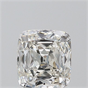 Natural Diamond 1.01 Carats, Cushion with  Cut, I Color, VS2 Clarity and Certified by GIA