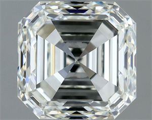 Picture of Natural Diamond 1.00 Carats, Asscher with  Cut, I Color, VVS2 Clarity and Certified by IGI
