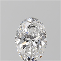 Natural Diamond 0.51 Carats, Oval with  Cut, E Color, VVS1 Clarity and Certified by GIA