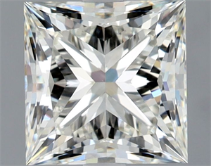 Picture of Natural Diamond 2.04 Carats, Princess with  Cut, J Color, IF Clarity and Certified by GIA