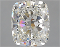 Natural Diamond 3.01 Carats, Cushion with  Cut, H Color, SI1 Clarity and Certified by GIA