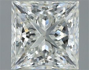 Picture of Natural Diamond 1.82 Carats, Princess with  Cut, J Color, VS2 Clarity and Certified by GIA