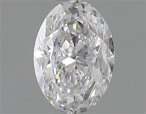 Picture of Natural Diamond 1.00 Carats, Oval with  Cut, D Color, SI2 Clarity and Certified by GIA