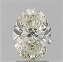 Diamante Natural 1.70 quilates, Ovalado , Color L, claridad VS1 y certificado GIA
