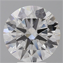 Lab Grown Diamond 5.51 Carats, Round with Ideal Cut, F Color, VVS2 Clarity and Certified by IGI