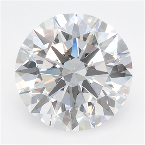 Picture of Lab Grown Diamond 2.61 Carats, Round with Ideal Cut, D Color, IF Clarity and Certified by IGI