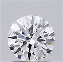 Lab Grown Diamond 1.19 Carats, Round with Ideal Cut, D Color, VVS1 Clarity and Certified by IGI