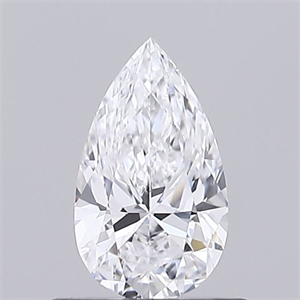 Picture of Natural Diamond 0.50 Carats, Pear with  Cut, D Color, VS1 Clarity and Certified by GIA