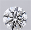 Lab Grown Diamond 7.02 Carats, Round with Excellent Cut, F Color, VVS1 Clarity and Certified by IGI
