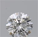 Natural Diamond 0.51 Carats, Round with Excellent Cut, F Color, VS1 Clarity and Certified by IGI