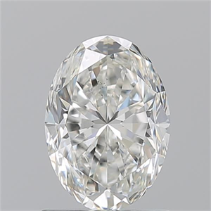 Picture of Natural Diamond 1.30 Carats, Oval with  Cut, H Color, SI1 Clarity and Certified by GIA