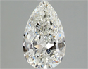 Natural Diamond 0.94 Carats, Pear with  Cut, F Color, VS2 Clarity and Certified by GIA