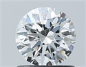 Diamante Natural 0.80 quilates, Redondo , Color F, claridad SI1 y certificado GIA