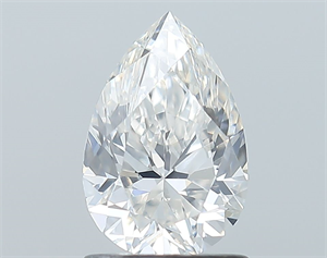 Picture of Natural Diamond 1.20 Carats, Pear with  Cut, H Color, VS1 Clarity and Certified by GIA