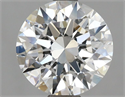 Lab Grown Diamond 2.02 Carats, Round with Excellent Cut, E Color, VVS2 Clarity and Certified by IGI