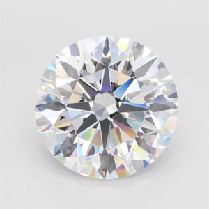 Picture of Lab Grown Diamond 6.02 Carats, Round with Ideal Cut, E Color, IF Clarity and Certified by IGI