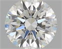Natural Diamond 0.52 Carats, Round with Excellent Cut, H Color, VS2 Clarity and Certified by GIA