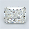 Natural Diamond 3.01 Carats, Radiant with  Cut, H Color, VS1 Clarity and Certified by GIA