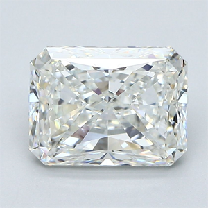 Picture of Natural Diamond 3.01 Carats, Radiant with  Cut, H Color, VS1 Clarity and Certified by GIA