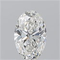 Natural Diamond 1.21 Carats, Oval with  Cut, G Color, SI1 Clarity and Certified by GIA
