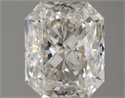 Natural Diamond 0.50 Carats, Radiant with  Cut, I Color, SI1 Clarity and Certified by GIA
