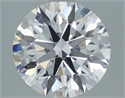 Lab Grown Diamond 2.50 Carats, Round with Ideal Cut, E Color, VVS2 Clarity and Certified by IGI