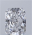 Natural Diamond 0.34 Carats, Radiant with  Cut, D Color, VVS2 Clarity and Certified by GIA