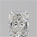 Natural Diamond 0.52 Carats, Radiant with  Cut, G Color, IF Clarity and Certified by GIA